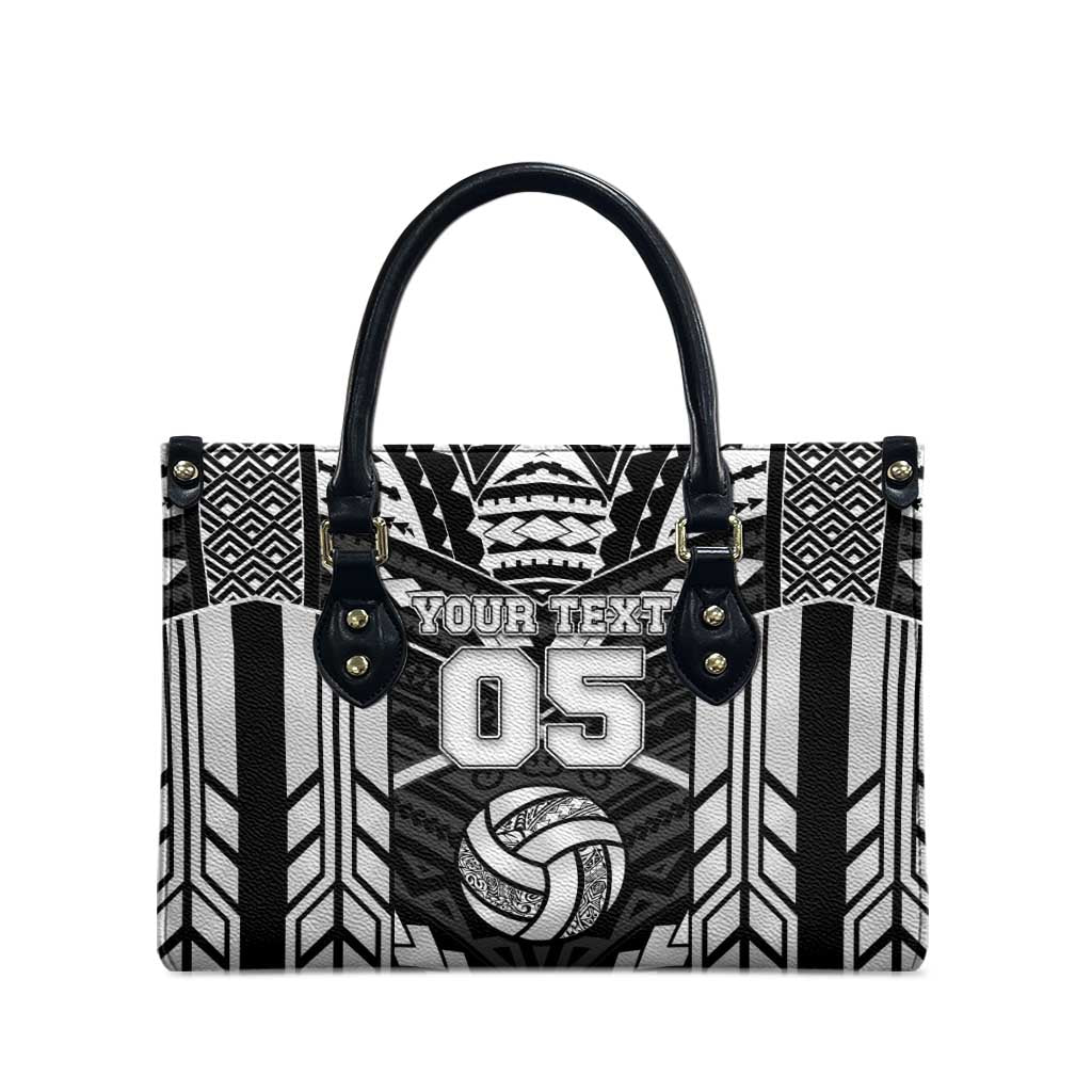 Custom Polynesia Beach Volleyball Leather Bag Polynesian Tribal Pattern LT05 - Polynesian Pride