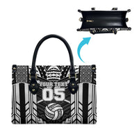 Custom Polynesia Beach Volleyball Leather Bag Polynesian Tribal Pattern LT05 - Polynesian Pride