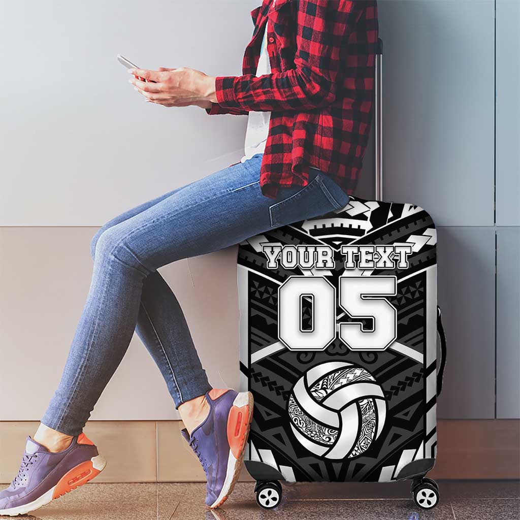 Custom Polynesia Beach Volleyball Luggage Cover Polynesian Tribal Pattern - Polynesian Pride