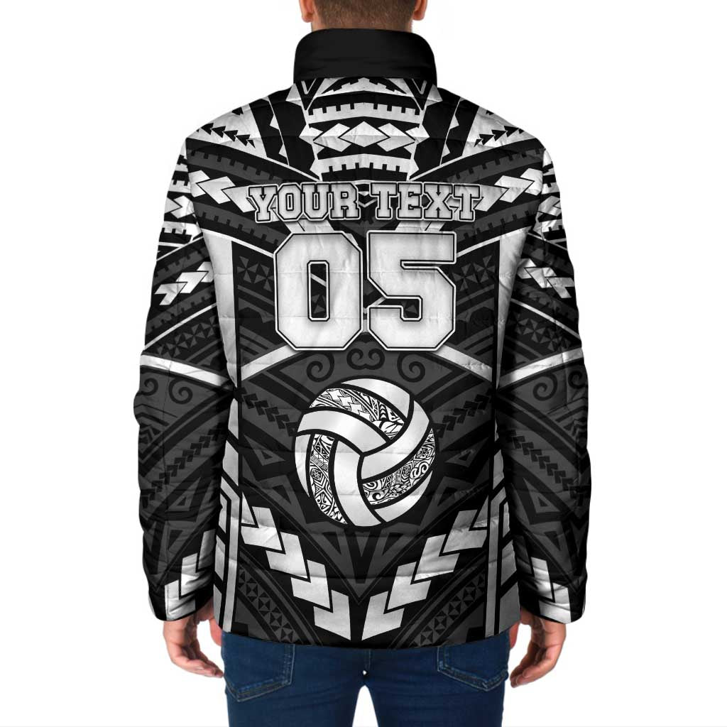 Custom Polynesia Beach Volleyball Padded Jacket Polynesian Tribal Pattern LT05 - Polynesian Pride