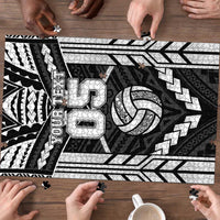 Custom Polynesia Beach Volleyball Puzzle Polynesian Tribal Pattern - Polynesian Pride