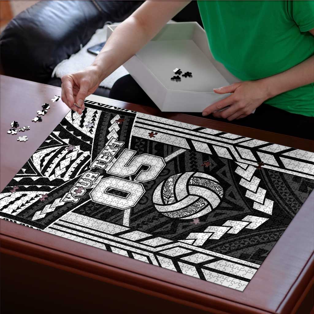 Custom Polynesia Beach Volleyball Puzzle Polynesian Tribal Pattern - Polynesian Pride