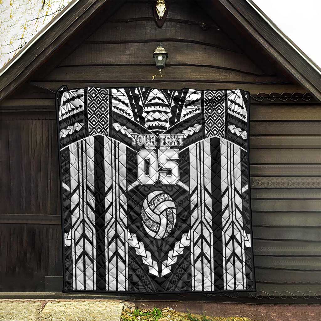 Custom Polynesia Beach Volleyball Quilt Polynesian Tribal Pattern - Polynesian Pride