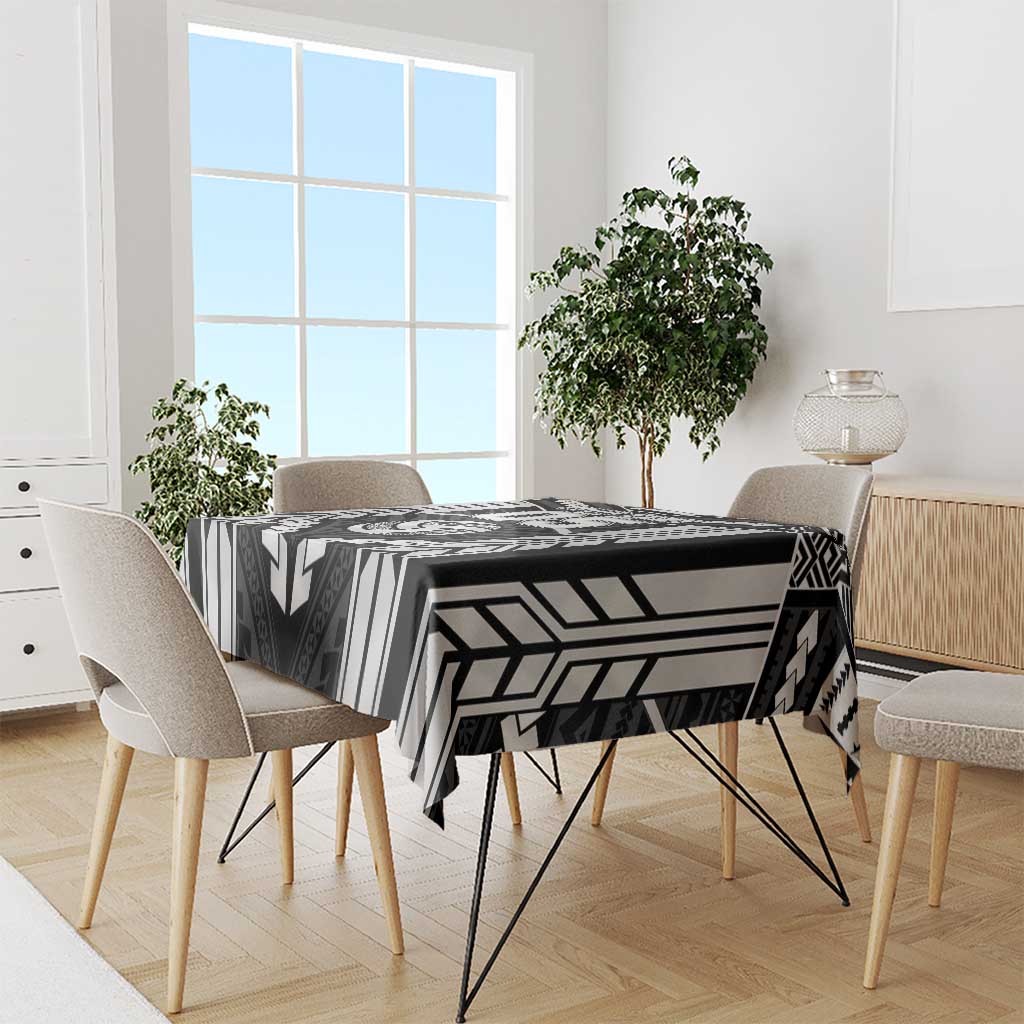 Custom Polynesia Beach Volleyball Tablecloth Polynesian Tribal Pattern - Polynesian Pride