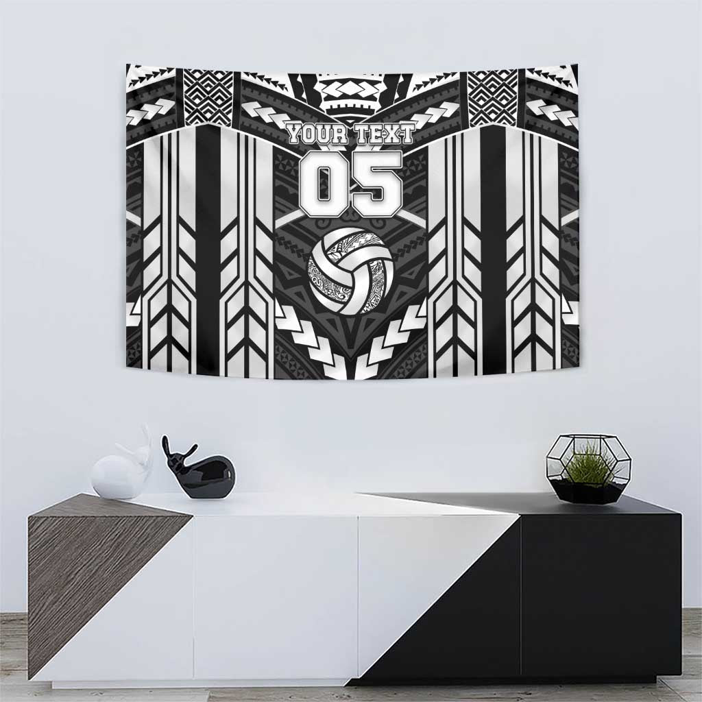 Custom Polynesia Beach Volleyball Tapestry Polynesian Tribal Pattern - Polynesian Pride