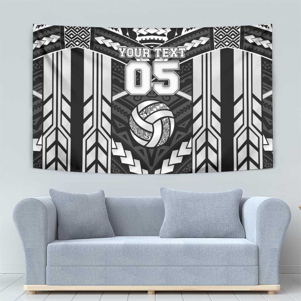 Custom Polynesia Beach Volleyball Tapestry Polynesian Tribal Pattern - Polynesian Pride