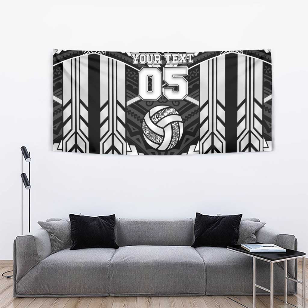 Custom Polynesia Beach Volleyball Tapestry Polynesian Tribal Pattern - Polynesian Pride