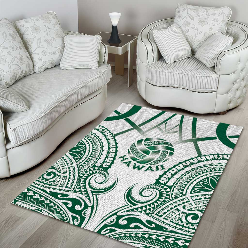 Hawaii Volleyball Area Rug Polynesian Pattern - Polynesian Pride