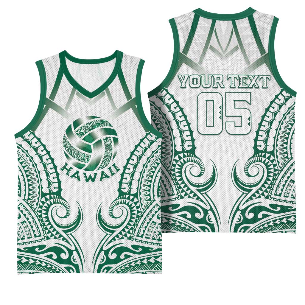 Custom Hawaii Volleyball Basketball Jersey Polynesian Pattern - Polynesian Pride
