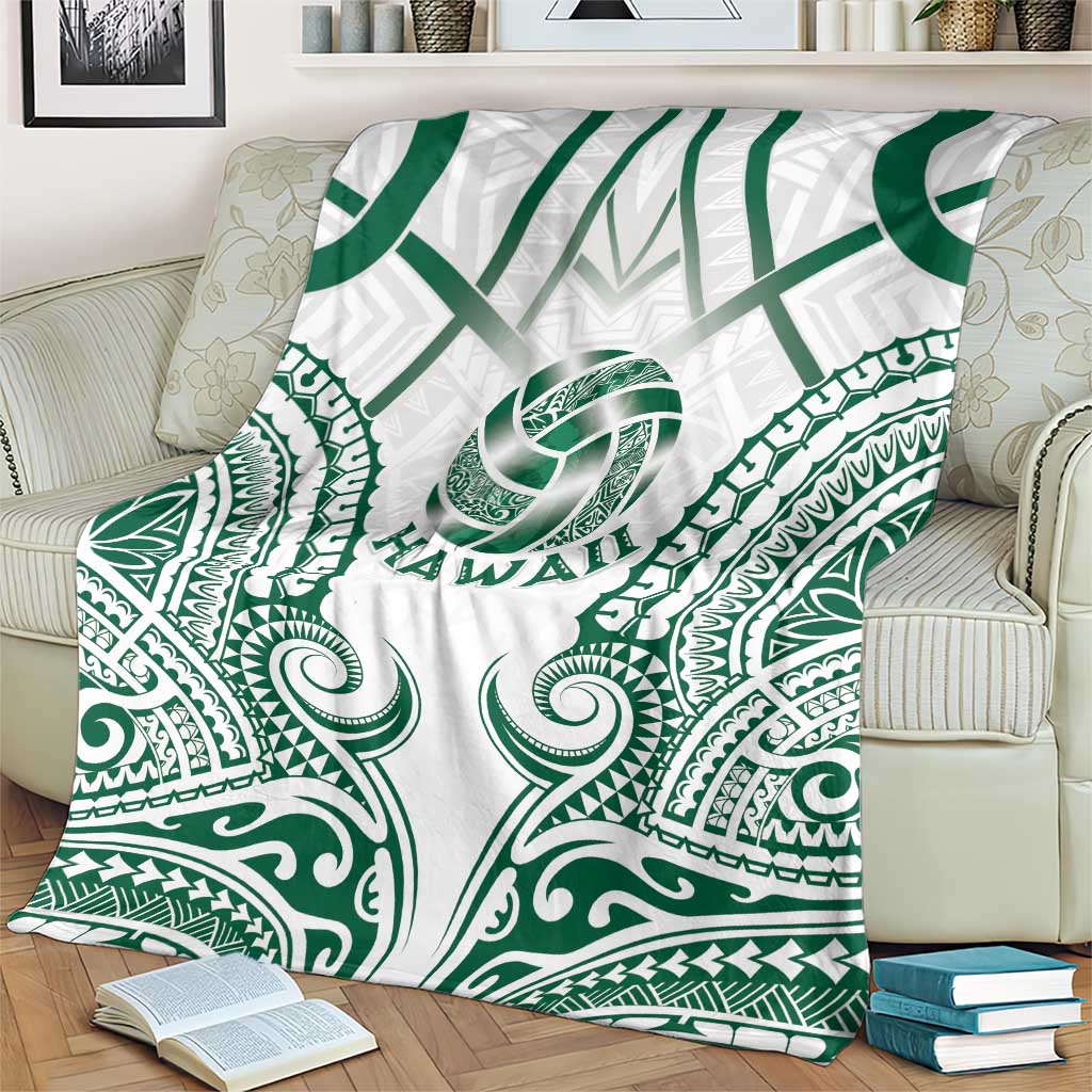 Hawaii Volleyball Blanket Polynesian Pattern - Polynesian Pride