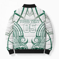 Custom Hawaii Volleyball Bomber Puffer Jacket Polynesian Pattern - Polynesian Pride