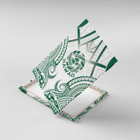 Hawaii Volleyball Canvas Wall Art Polynesian Pattern - Polynesian Pride