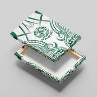 Hawaii Volleyball Canvas Wall Art Polynesian Pattern - Polynesian Pride