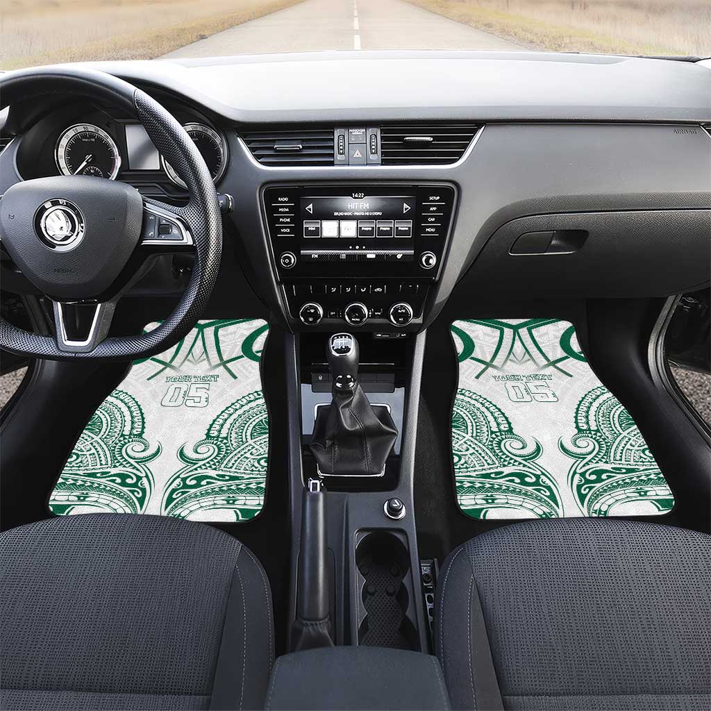 Custom Hawaii Volleyball Car Mats Polynesian Pattern - Polynesian Pride