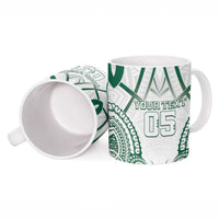 Custom Hawaii Volleyball Ceramic Mug Polynesian Pattern - Polynesian Pride