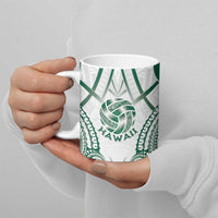 Custom Hawaii Volleyball Ceramic Mug Polynesian Pattern - Polynesian Pride