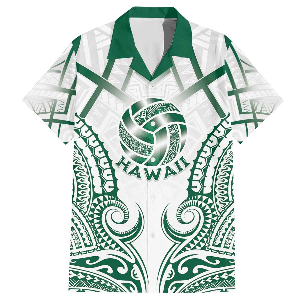 Custom Hawaii Volleyball Hawaiian Shirt Polynesian Pattern - Polynesian Pride