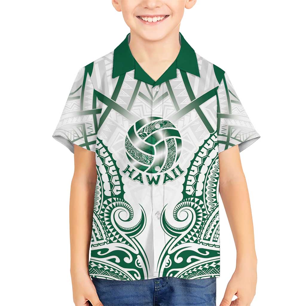 Custom Hawaii Volleyball Hawaiian Shirt Polynesian Pattern - Polynesian Pride