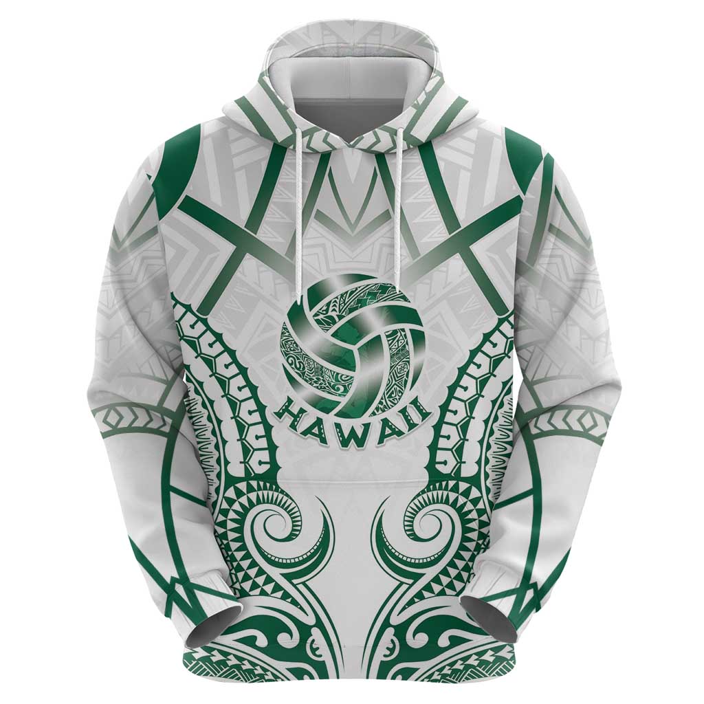Custom Hawaii Volleyball Hoodie Polynesian Pattern - Polynesian Pride
