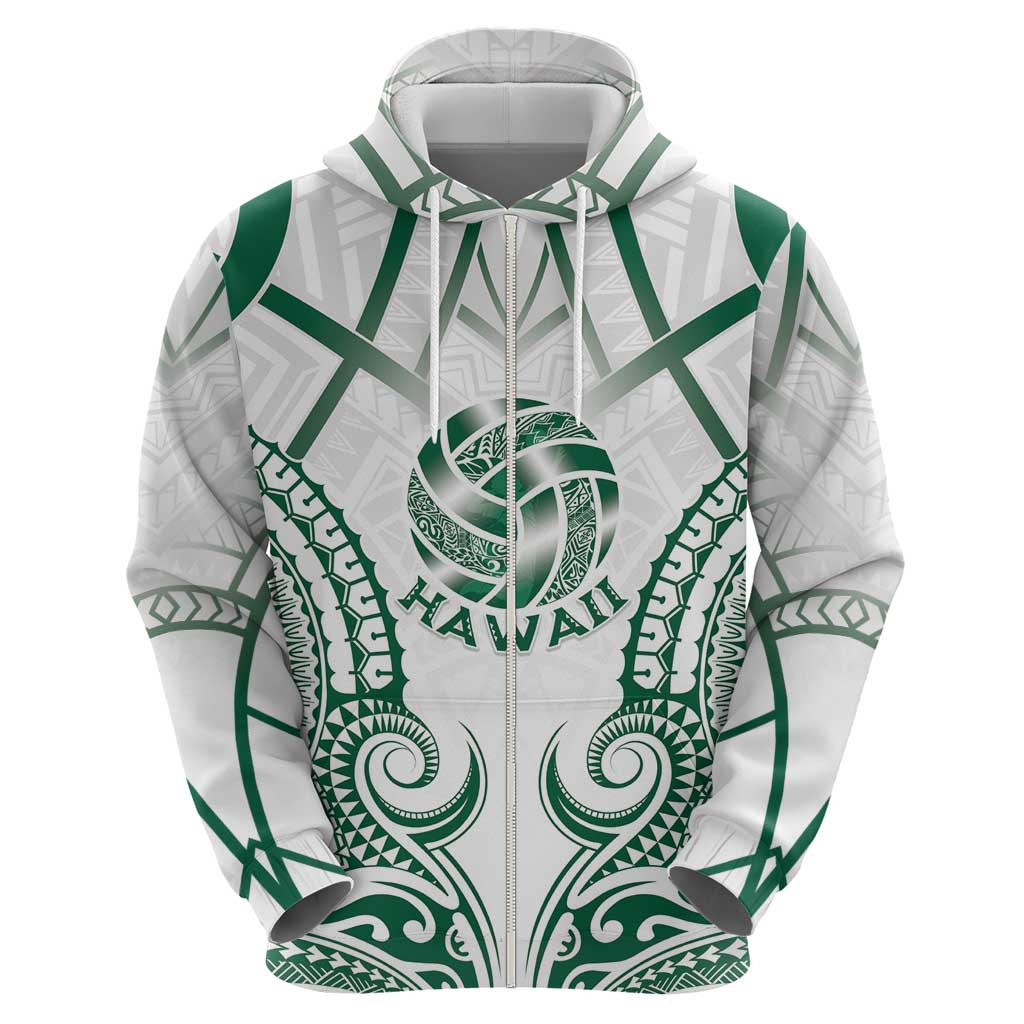 Custom Hawaii Volleyball Hoodie Polynesian Pattern - Polynesian Pride