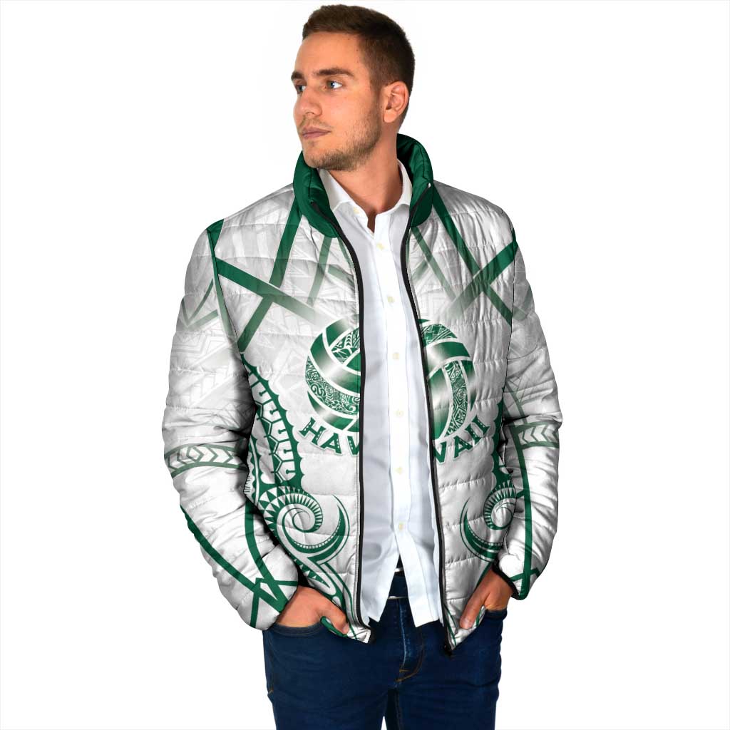 Custom Hawaii Volleyball Padded Jacket Polynesian Pattern - Polynesian Pride