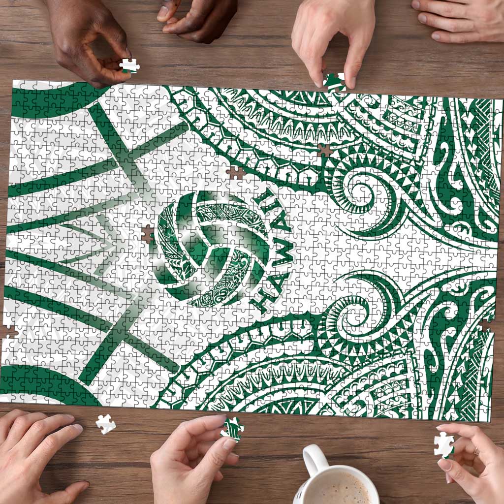 Hawaii Volleyball Puzzle Polynesian Pattern - Polynesian Pride