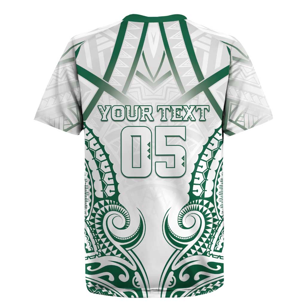 Custom Hawaii Volleyball Rugby Jersey Polynesian Pattern - Polynesian Pride
