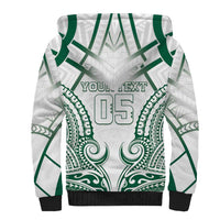 Custom Hawaii Volleyball Sherpa Hoodie Polynesian Pattern - Polynesian Pride