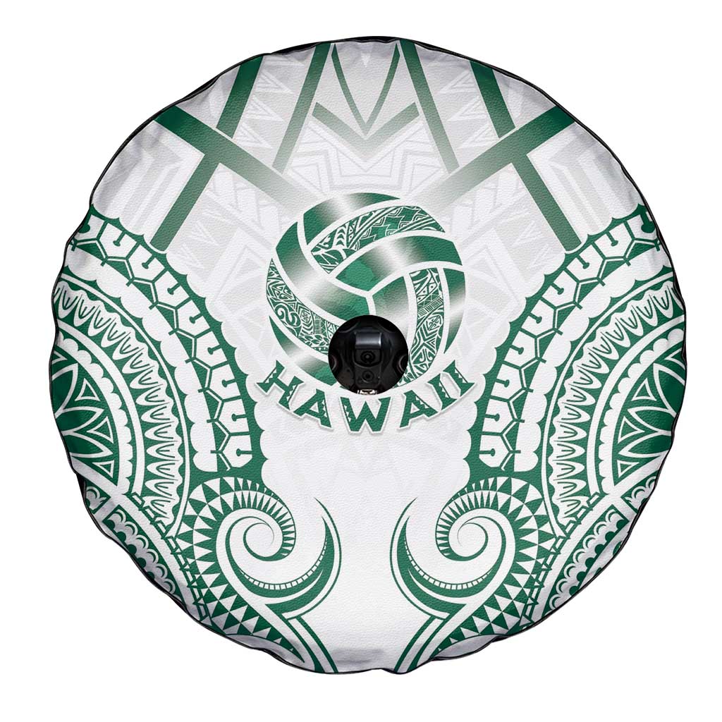 Hawaii Volleyball Spare Tire Cover Polynesian Pattern - Polynesian Pride