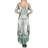 Custom Hawaii Volleyball Summer Maxi Dress Polynesian Pattern - Polynesian Pride