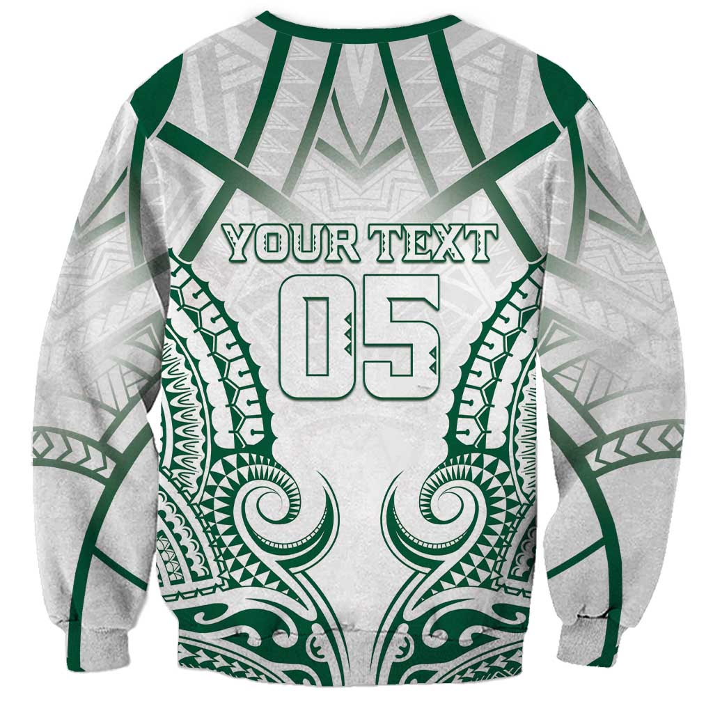 Custom Hawaii Volleyball Sweatshirt Polynesian Pattern - Polynesian Pride