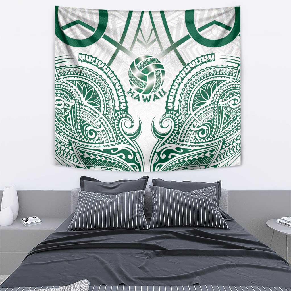 Hawaii Volleyball Tapestry Polynesian Pattern - Polynesian Pride