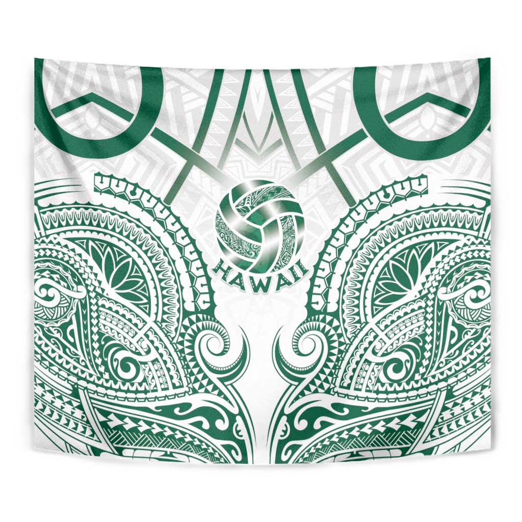 Hawaii Volleyball Tapestry Polynesian Pattern - Polynesian Pride