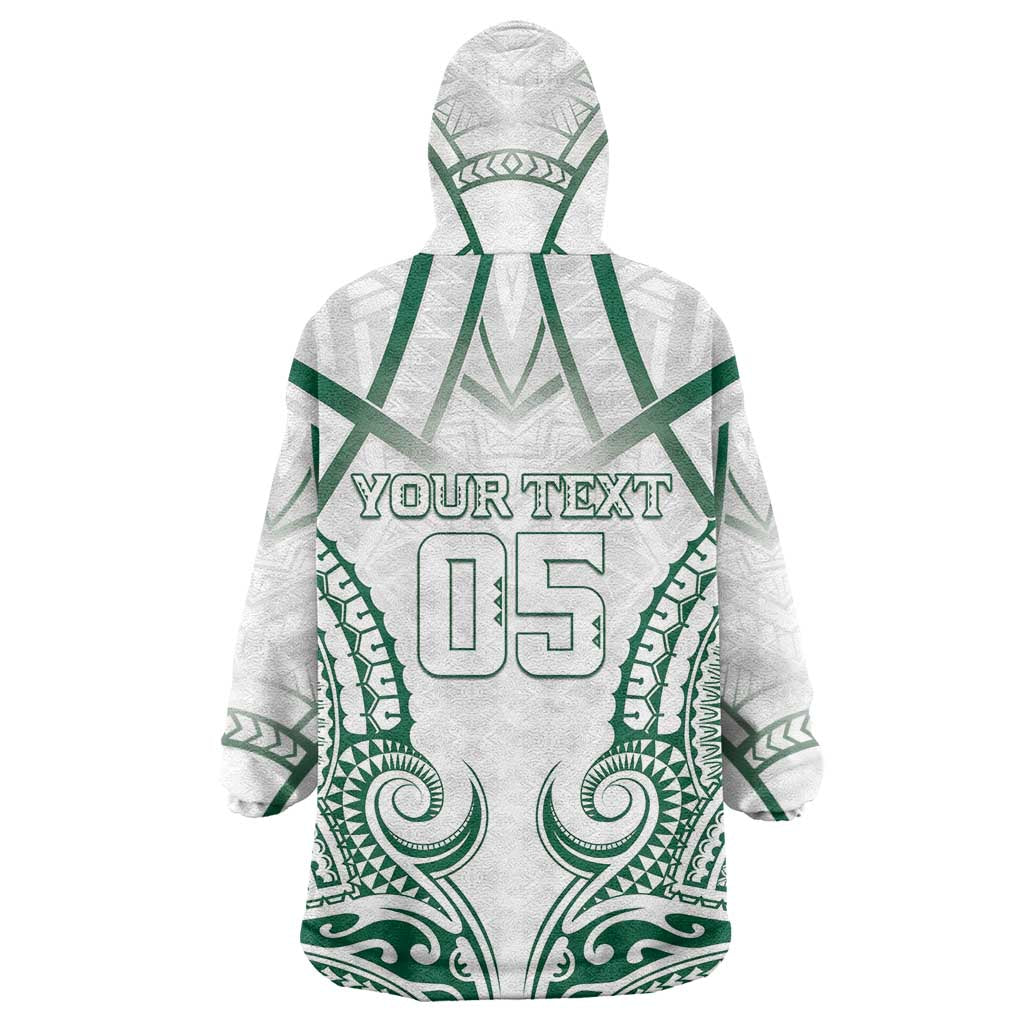 Custom Hawaii Volleyball Wearable Blanket Hoodie Polynesian Pattern - Polynesian Pride