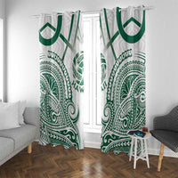Hawaii Volleyball Window Curtain Polynesian Pattern - Polynesian Pride