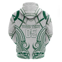 Custom Hawaii Volleyball Zip Hoodie Polynesian Pattern - Polynesian Pride