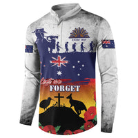 New Zealand And Australia ANZAC Last Post Button Sweatshirt
