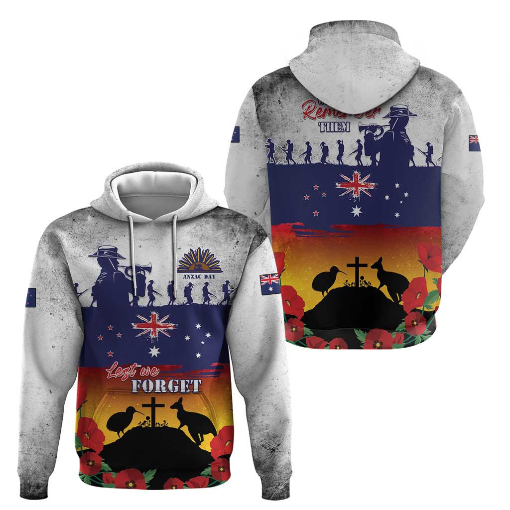 New Zealand And Australia ANZAC Last Post Hoodie