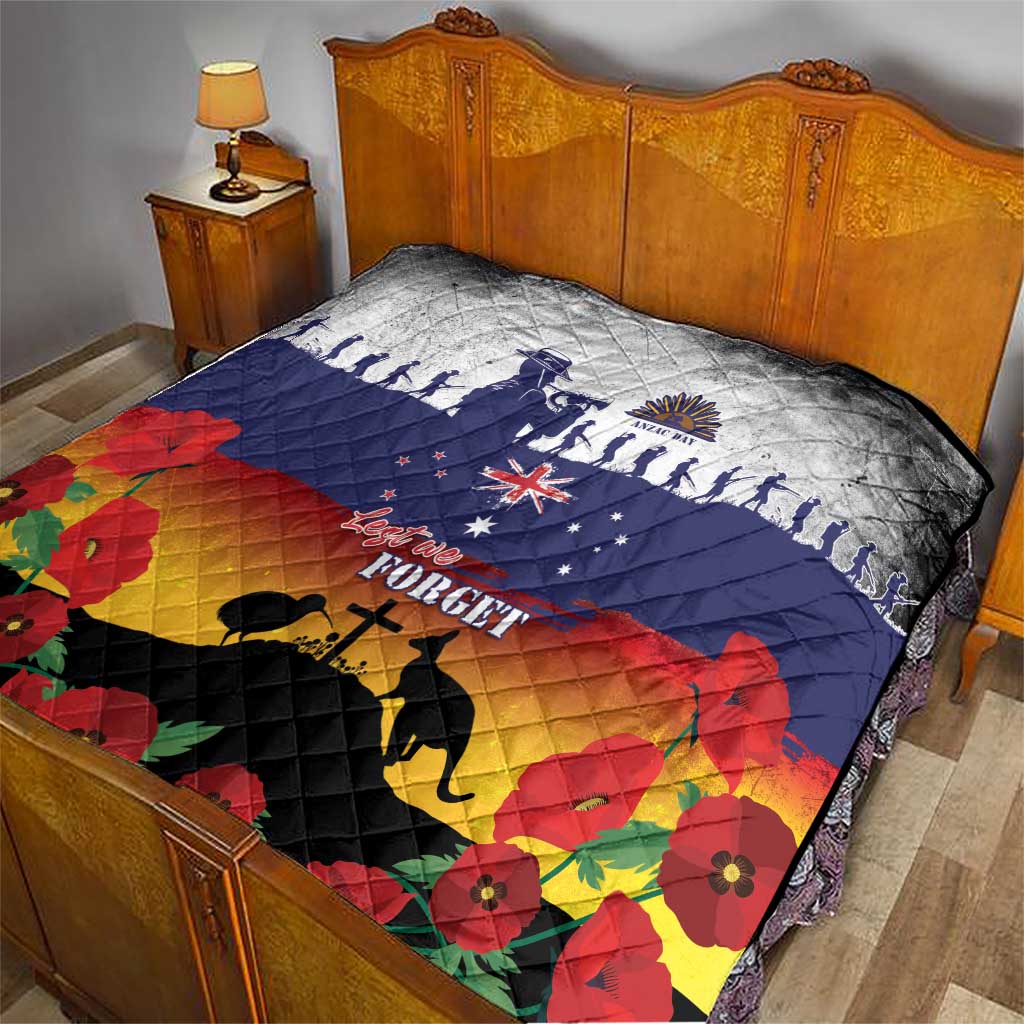New Zealand And Australia ANZAC Last Post Quilt