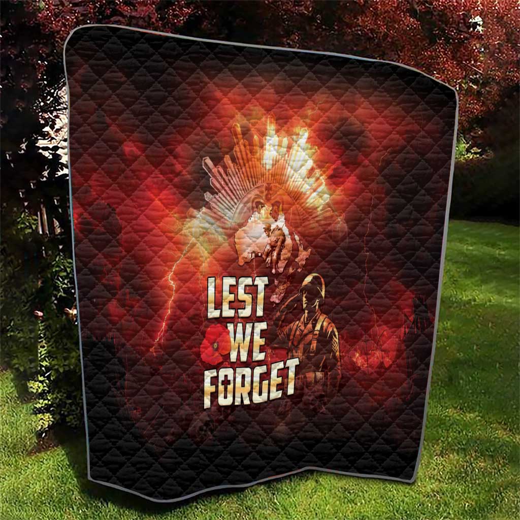 Honouring The ANZAC Spirit Quilt Gallipoli Lest We Forget