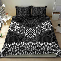 New Zealand Aotearoa Bedding Set Black Taniko Art Maori Pattern LT05 - Polynesian Pride
