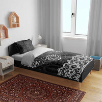 New Zealand Aotearoa Bedding Set Black Taniko Art Maori Pattern LT05 - Polynesian Pride