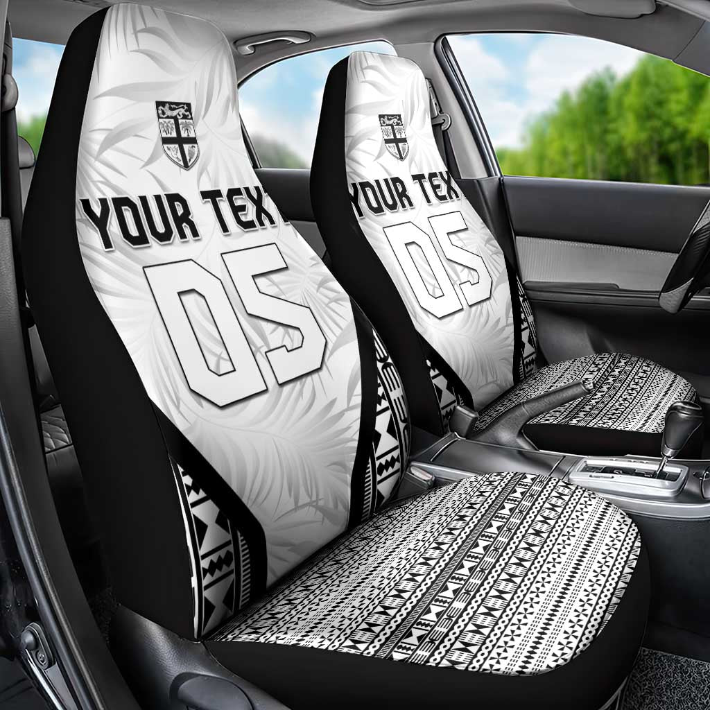 Custom Fiji 2026 Rugby Car Seat Cover Fijian Tapa Pattern LT05 - Polynesian Pride