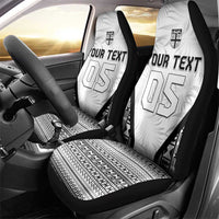 Custom Fiji 2026 Rugby Car Seat Cover Fijian Tapa Pattern LT05 - Polynesian Pride