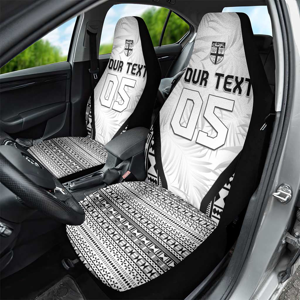 Custom Fiji 2026 Rugby Car Seat Cover Fijian Tapa Pattern LT05 - Polynesian Pride