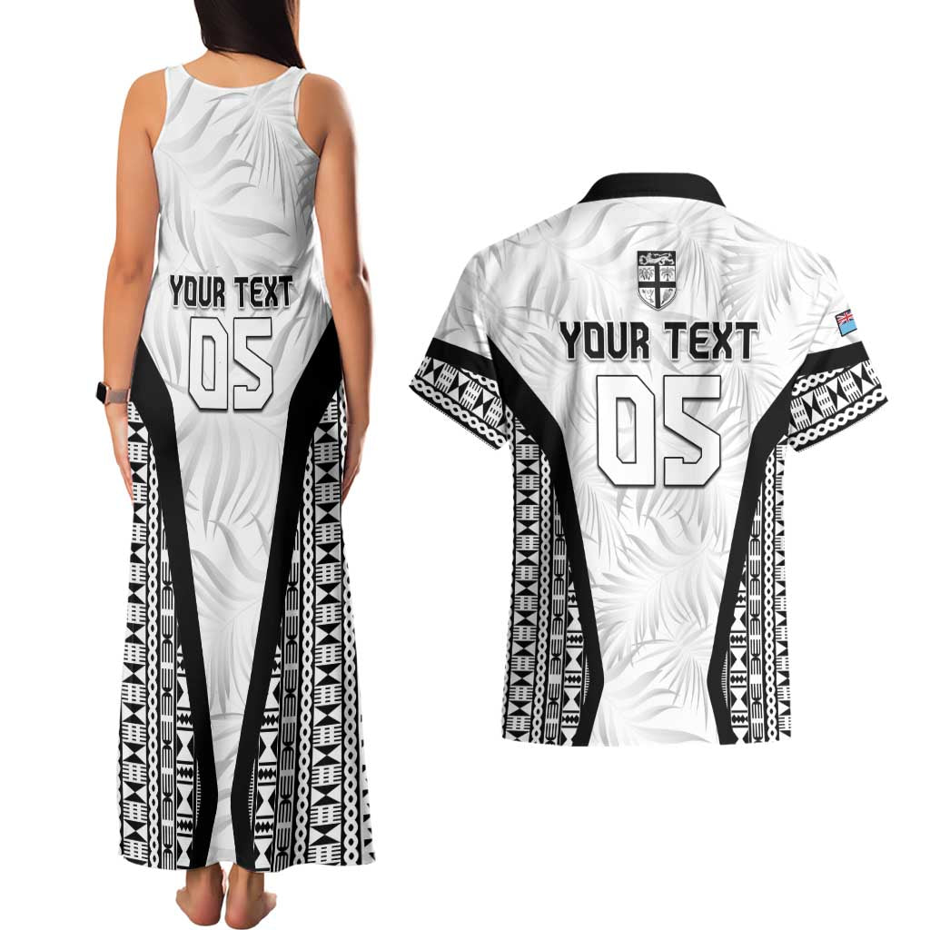 Custom Fiji 2026 Rugby Couples Matching Tank Maxi Dress and Hawaiian Shirt Fijian Tapa Pattern LT05 - Polynesian Pride