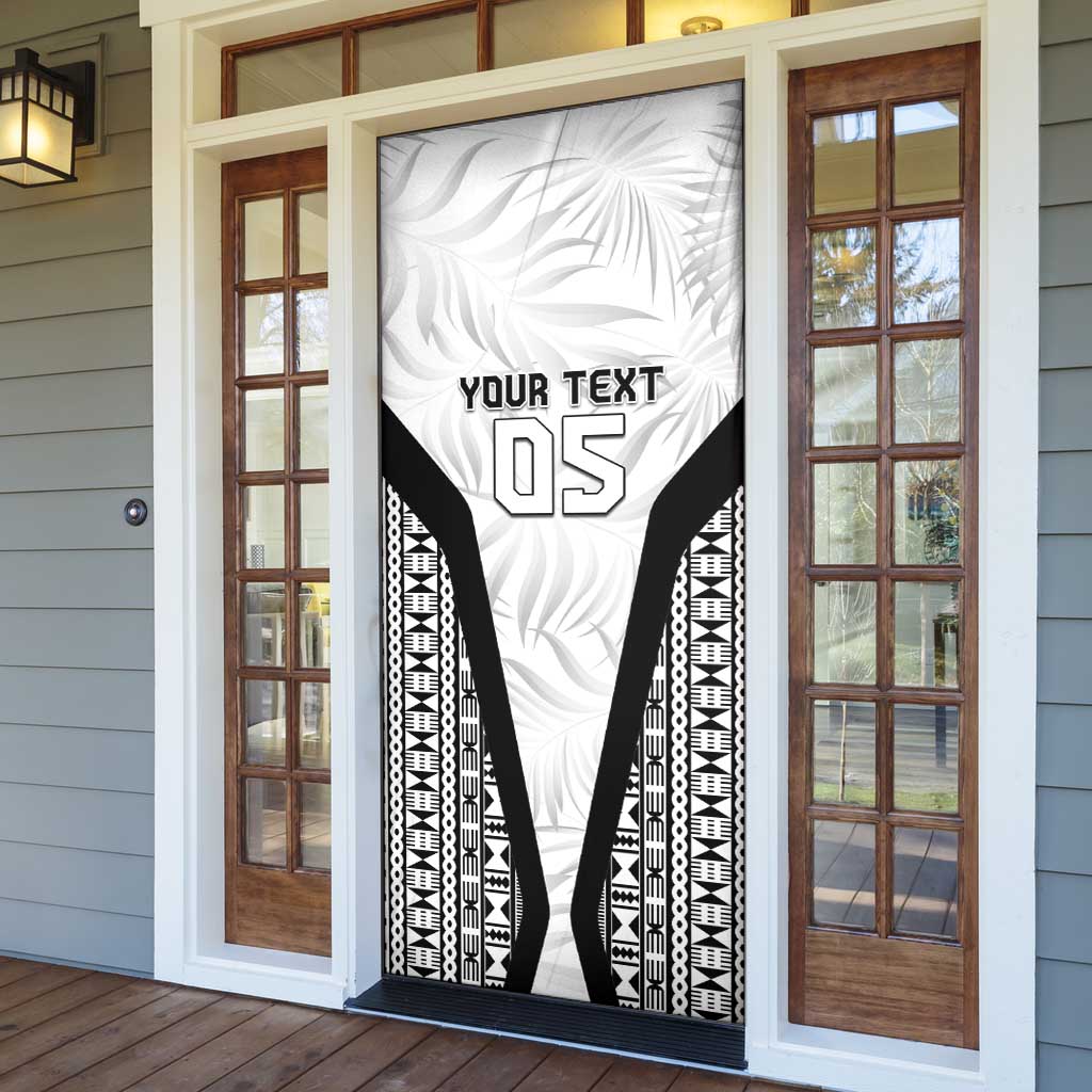 Custom Fiji 2026 Rugby Door Cover Fijian Tapa Pattern LT05 - Polynesian Pride