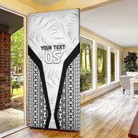 Custom Fiji 2026 Rugby Door Cover Fijian Tapa Pattern LT05 - Polynesian Pride