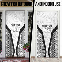Custom Fiji 2026 Rugby Door Cover Fijian Tapa Pattern LT05 - Polynesian Pride