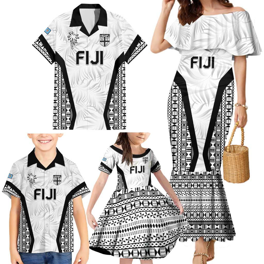 Custom Fiji 2026 Rugby Family Matching Mermaid Dress and Hawaiian Shirt Fijian Tapa Pattern LT05 - Polynesian Pride